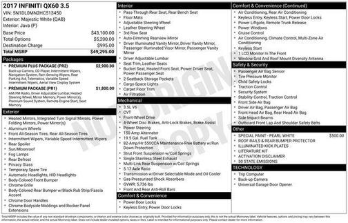 2017 INFINITI QX60 Base