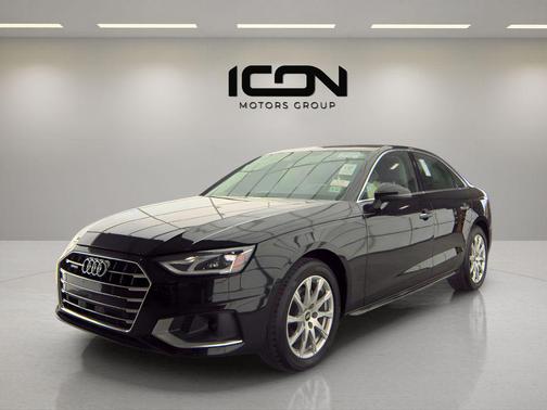 Brilliant Black 2022 Audi A4 40 Premium
