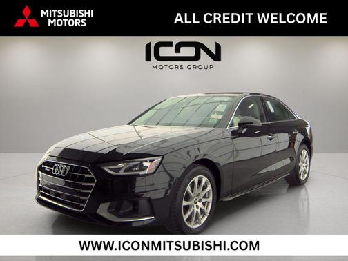 Brilliant Black 2022 Audi A4 40 Premium