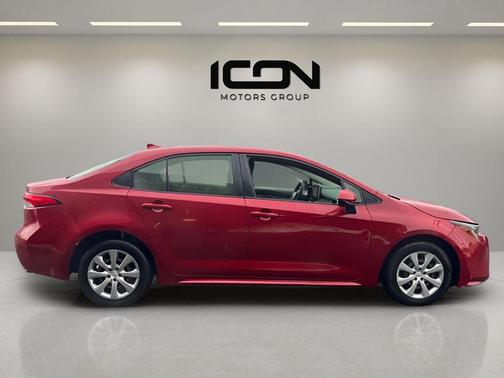 Barcelona Red Metallic 2020 Toyota Corolla LE
