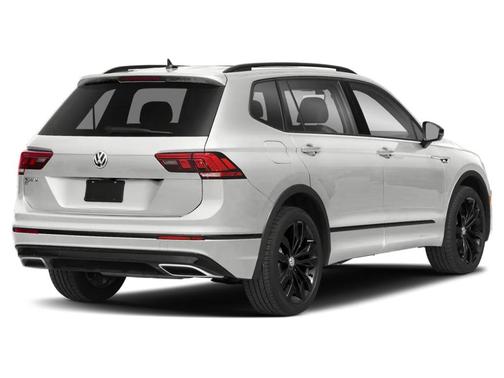 Pure White 2021 Volkswagen Tiguan 2.0T SE R-Line Black 4MOTION