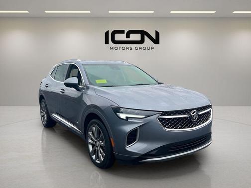 Satin Steel Metallic 2021 Buick Envision AWD Avenir