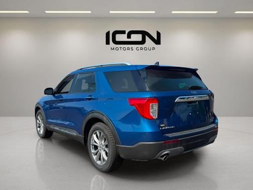 Infinite Blue Metallic Tinted Clearcoat 2021 Ford Explorer Limited