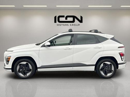 Atlas White 2024 Hyundai KONA EV SEL