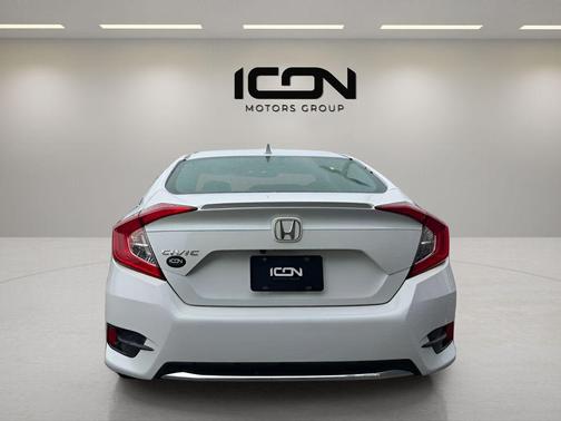 White / Black 2021 Honda Civic EX