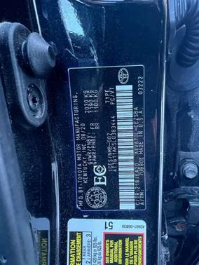 2020 Toyota Camry SE