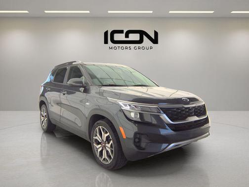 Gravity Gray 2021 Kia Seltos S Turbo