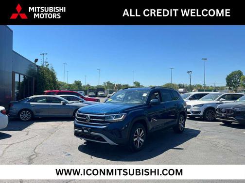 Tourmaline Blue Metallic 2023 Volkswagen Atlas 2.0T SE