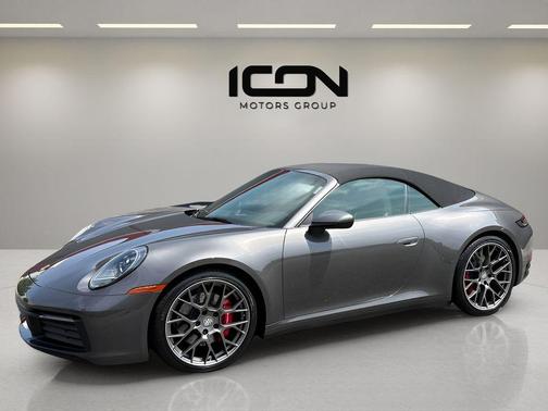 Agate Grey Metallic 2020 Porsche 911 Carrera 4S Cabriolet