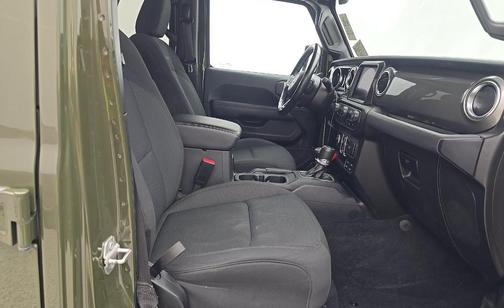 Sarge Green Clearcoat 2023 Jeep Wrangler 4-Door Sahara