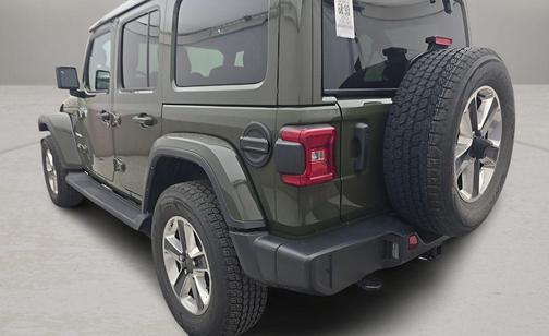 Sarge Green Clearcoat 2023 Jeep Wrangler 4-Door Sahara