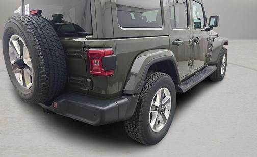 Sarge Green Clearcoat 2023 Jeep Wrangler 4-Door Sahara