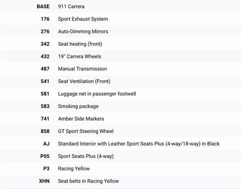 2017 Porsche 911 Carrera