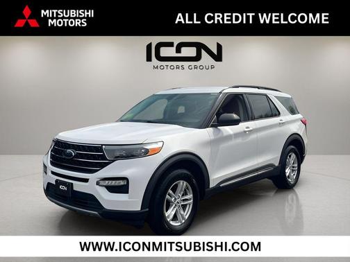 Star White Metallic Tri-Coat 2020 Ford Explorer XLT