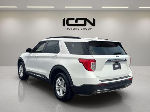 Star White Metallic Tri-Coat 2020 Ford Explorer XLT