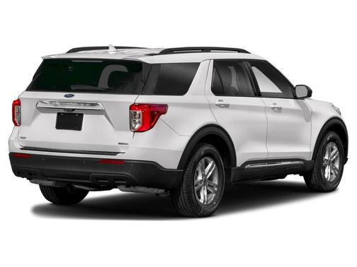 Star White Metallic Tri-Coat 2020 Ford Explorer XLT