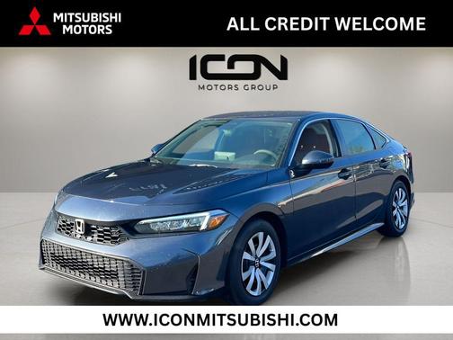 Meteorite Gray Metallic 2025 Honda Civic LX