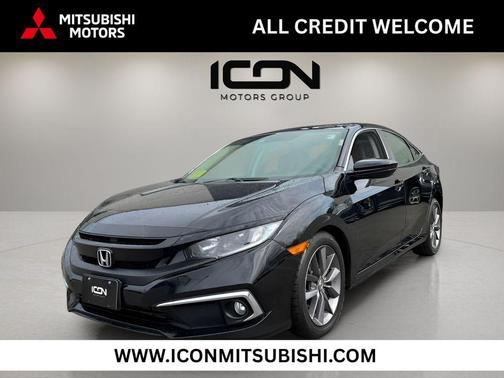 Crystal Black Pearl 2020 Honda Civic EX