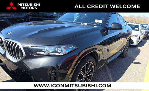 Black Sapphire Metallic 2025 BMW X6 xDrive40i