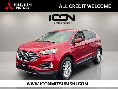 Rapid Red Metallic Tinted Clearcoat 2022 Ford Edge SEL