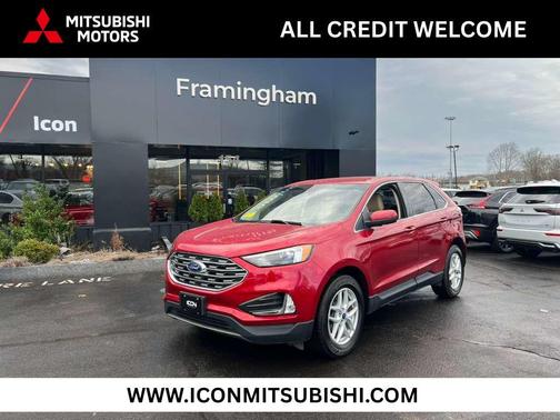 Rapid Red Metallic Tinted Clearcoat 2022 Ford Edge SEL