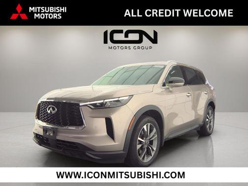 Warm Titanium 2023 INFINITI QX60 Luxe