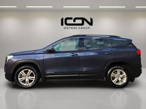 Blue Steel Metallic 2019 GMC Terrain SLE