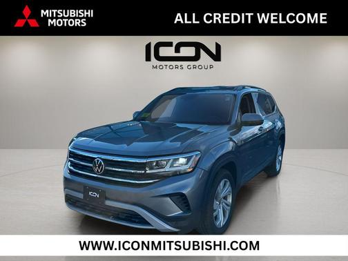 Platinum Gray Metallic 2021 Volkswagen Atlas 3.6L SE w/Technology