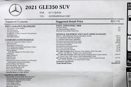 2021 Mercedes-Benz GLE 350 Base