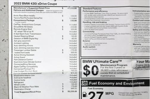 2022 BMW 430 i xDrive