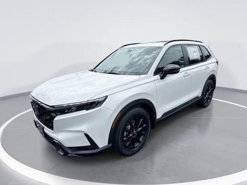 Platinum White Pearl 2026 Honda CR-V Hybrid Sport-L