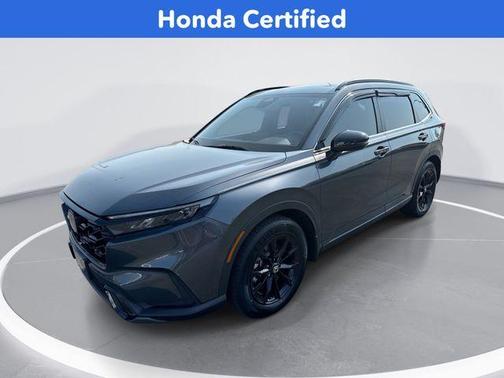 Meteorite Gray Metallic 2024 Honda CR-V Hybrid Sport