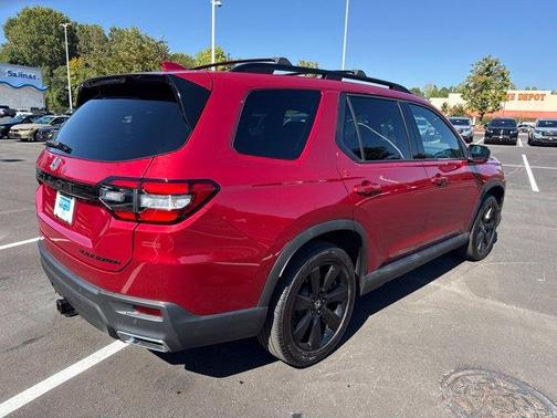 Radiant Red Metallic II 2025 Honda Pilot Black Edition