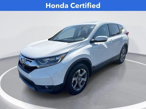 Platinum White Pearl 2019 Honda CR-V EX