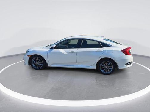 Platinum White Pearl 2019 Honda Civic EX