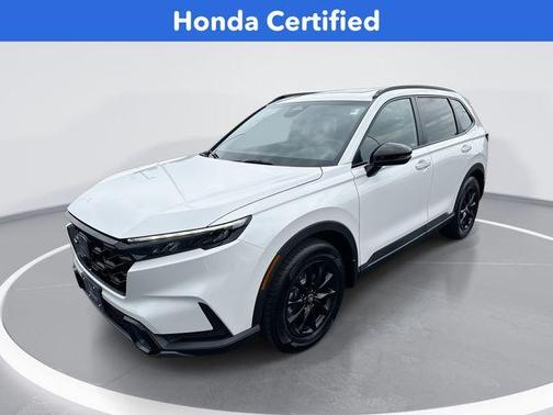 Platinum White Pearl 2026 Honda CR-V Hybrid Sport-L