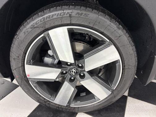 Shimmering Silver 2026 Hyundai SANTA FE HEV Limited AWD