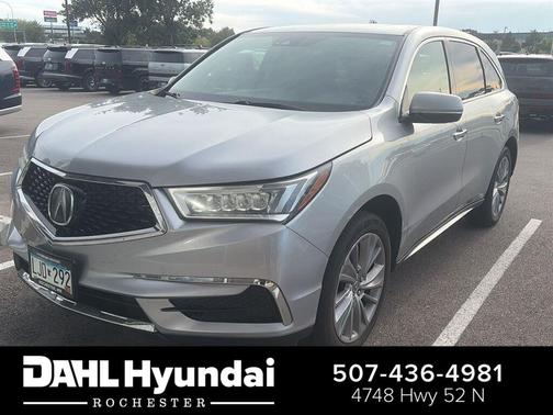 Lunar Silver Metallic 2017 Acura MDX 3.5L w/Technology Package