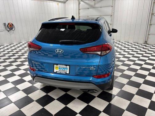 Caribbean Blue 2018 Hyundai TUCSON Limited