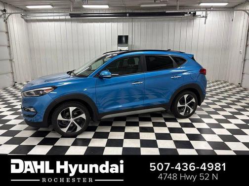 Caribbean Blue 2018 Hyundai TUCSON Limited