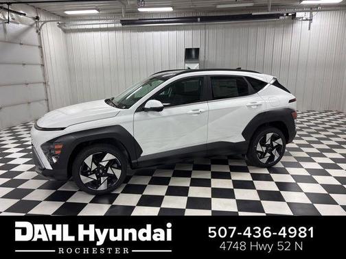 Atlas White 2026 Hyundai KONA Limited
