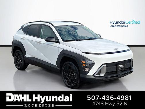 Atlas White 2026 Hyundai KONA SEL Sport