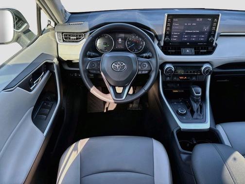 Blizzard Pearl 2022 Toyota RAV4 Hybrid XLE Premium