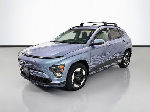 Meta Blue Pearl 2025 Hyundai KONA EV SEL