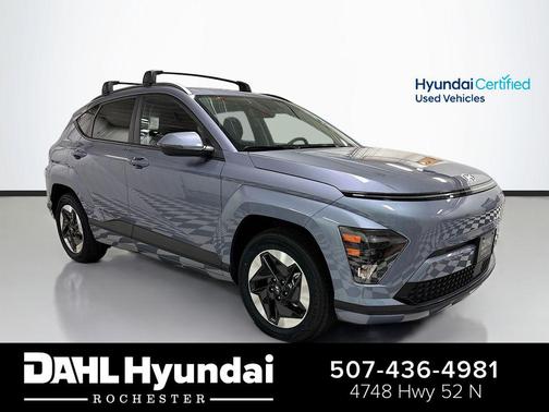 Meta Blue Pearl 2025 Hyundai KONA EV SEL