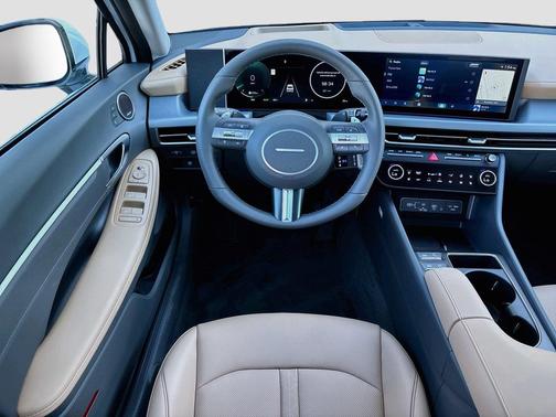 Serenity White 2027 Hyundai SONATA Hybrid Limited