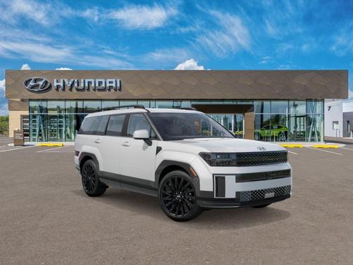 Serenity White 2027 Hyundai SANTA FE Calligraphy