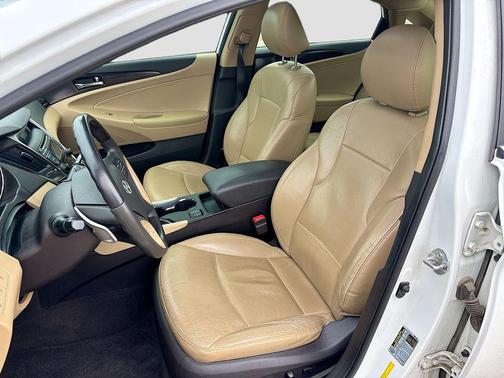 Shimmering White Mica 2013 Hyundai SONATA Limited 2.0T
