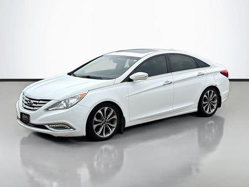 Shimmering White Mica 2013 Hyundai SONATA Limited 2.0T