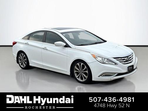 Shimmering White Mica 2013 Hyundai SONATA Limited 2.0T